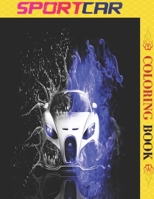 Sport Car coloring book: for adults B08PJM343Z Book Cover