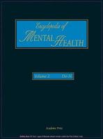 Encyclopedia of Mental Health, Vol. 1: A-Di 0122266765 Book Cover