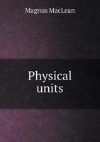 Physical Units 1355890241 Book Cover