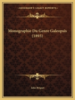 Monographie Du Genre Galeopsis (1893) 116019825X Book Cover