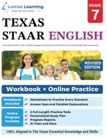 Texas State Test Prep: Grade 7 English Language Arts Literacy (ELA) Practice Workbook and Full-length Online Assessments 1949855368 Book Cover