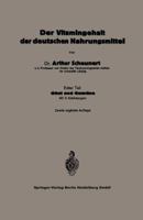 Der Vitamingehalt Der Deutschen Nahrungsmittel: Erster Teil Obst Und Gemuse 366234369X Book Cover