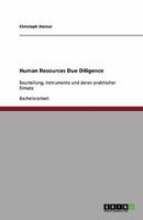 Human Resources Due Diligence 3638749649 Book Cover