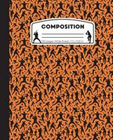 Composition: Baseball Orange Marble Composition Notebook. Ball Player Wide Ruled Book 7.5 x 9.25 in, 100 pages, journal for girls boys, kids, ... teachers (Baseball Marble Composition Books) 1722651830 Book Cover