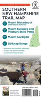 Southern New Hampshire Trail Map: Mount Monadnock, Mount Sunapee and Pillsbury State Parks, Mount Cardigan, and Belknap Range 1628421169 Book Cover