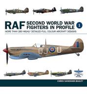 RAF Second World War Fighters in Profile: More Than 280 Highly Detailed Full Colour Aircraft Designs 1911658069 Book Cover