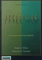 Accounting Theory: A Conceptual and Institutional Approach 0534083285 Book Cover