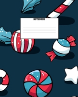 NoteBook: 7.5" x 9.25", 120 College Ruled Pages, Christmas Themed Cover with Matte Finish For All Ages 1698063083 Book Cover