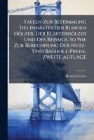Tafeln Zur Bestimmung Des Inhaltes Der Runden Hölzer, Der Klafterhölzer Und Des Reissigs, So Wie Zur Berechnung Der Nutz- Und Bauholz-Preise. ZWEITE AUFLAGE 1141798905 Book Cover