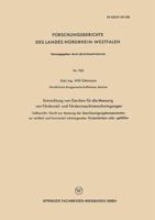 Entwicklung Von Geraten Fur Die Messung Von Forderseil- Und Fordermaschinenschwingungen: Teilbericht: Gerat Zur Messung Der Beschleunigungskomponenten an Vertikal Und Horizontal Schwingenden Forderkor 3663200256 Book Cover