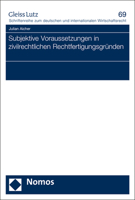 Subjektive Voraussetzungen in Zivilrechtlichen Rechtfertigungsgr?nden 3848766809 Book Cover