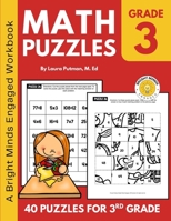 3rd Grade Math Puzzles B0CSBD6JC5 Book Cover
