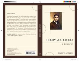 Henry Roe Cloud: A Biography 0761849181 Book Cover