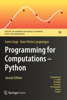 Programming for Computations - Python: A Gentle Introduction to Numerical Simulations with Python 3.6 303016876X Book Cover