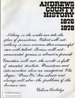Andrews County History 0359225519 Book Cover