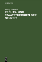 Rechts- und Staatstheorien der Neuzeit 311266339X Book Cover