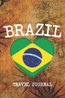 Brazil: 6x9 Travel planner I Road trip planner I Dot grid journal I Travel notebook I Travel diary I Pocket journal I Gift for Backpacker 1674088957 Book Cover