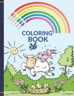 COLORING BOOK: Unicorn Coloring Book: For Kids Ages 4-12 B08WJZ8RP8 Book Cover
