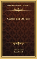Cobb's Bill of Fare 1499698003 Book Cover