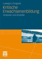 Kritische Erwachsenenbildung: Analysen Und Anste 3531176854 Book Cover
