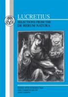 De Rerum Natura Selections 1853994863 Book Cover