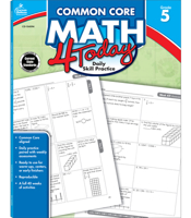 Common Core Math 4 Today, Grade 5: Daily Skill Practice 1624420400 Book Cover