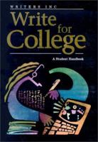 Write for College: A Students Handbook 0669000310 Book Cover