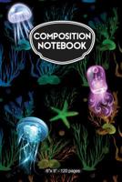 Composition Notebook: Abstract Jellyfish Pattern - 120 Pages 1073429695 Book Cover