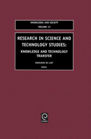Research in Science and Technology Studies (Knowledge & Society) 0762308907 Book Cover