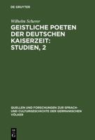 Drei Sammlungen gistlicher Gedichte: Aus: Geistliche Poeten der deutschen Kaiserzeit: Studien, H. 2 3110994372 Book Cover