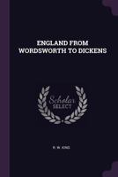 England from Wordsworth to Dickens 1378980905 Book Cover