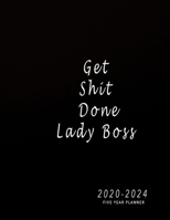 2020-2024 Five Year Planner: 2020-2024 Monthly Planner 8.5 x11 60 Months Calendar Featuring 2020-2024 Calendar Weekly Planner Monthly Schedule ... Schedule Organizer Notebook Journal For All) 1693027259 Book Cover