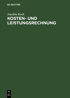 Kosten- Und Leistungsrechnung 3486576178 Book Cover