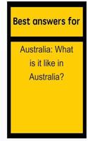 Best Answers for Australia: What Is It Like in Australia? 1514696053 Book Cover