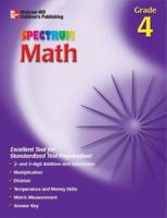 Spectrum Math, Grade 4 1561899046 Book Cover
