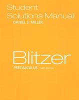 Precalculus: Student Solutions Manual 013188039X Book Cover