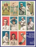 New York Baseball Team: Trade Cards Game Ephemera Collection In Color Image Paper Print For Homemade Scrapbook Journal And Collector Book Vintage History Art Blue Cover 171026179X Book Cover