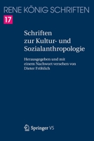 Schriften Zur Kultur- Und Sozialanthropologie 3658158174 Book Cover