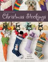 Crocheted Christmas Stockings (Leisure Arts #4032) 160140445X Book Cover