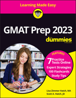 GMAT Prep 2023 For Dummies with Online Practice (For Dummies 1119886635 Book Cover