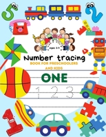 Number Tracing Book For Preschoolers and kids: Ages 3-5 Math B08T6PBG5W Book Cover