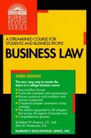 Business Law (Barron's Business Review Series) 0764101013 Book Cover