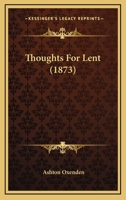 Thoughts for Lent 1104413825 Book Cover