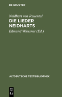Die Lieder Neidharts 3110982269 Book Cover