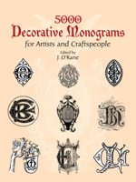 5000 Decorative Monograms for Artists and Craftspeople 0486429792 Book Cover