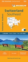 Michelin Switzerland Southeast Map 2067175106 Book Cover