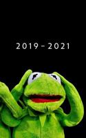2019 - 2021: Weekly Planner Starting August 2019 - July 2021 - 5 x 8 Dated Agenda - 24 Month Appointment Calendar - Organizer Book - Soft-Cover Kermit The Frog 1079693262 Book Cover