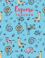 Expense Tracker: Personal Cash Management Daily Record Organizer Notebook with Cute Animals Themed Cover 1696126959 Book Cover