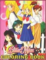 Sailor Moon: Coloring book for children and adults fun, easy and comfortable B0943YTSP3 Book Cover