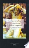 Obra Poetica y Textos En Prosa 8484321738 Book Cover